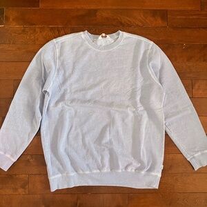 Baby blue sweatshirt